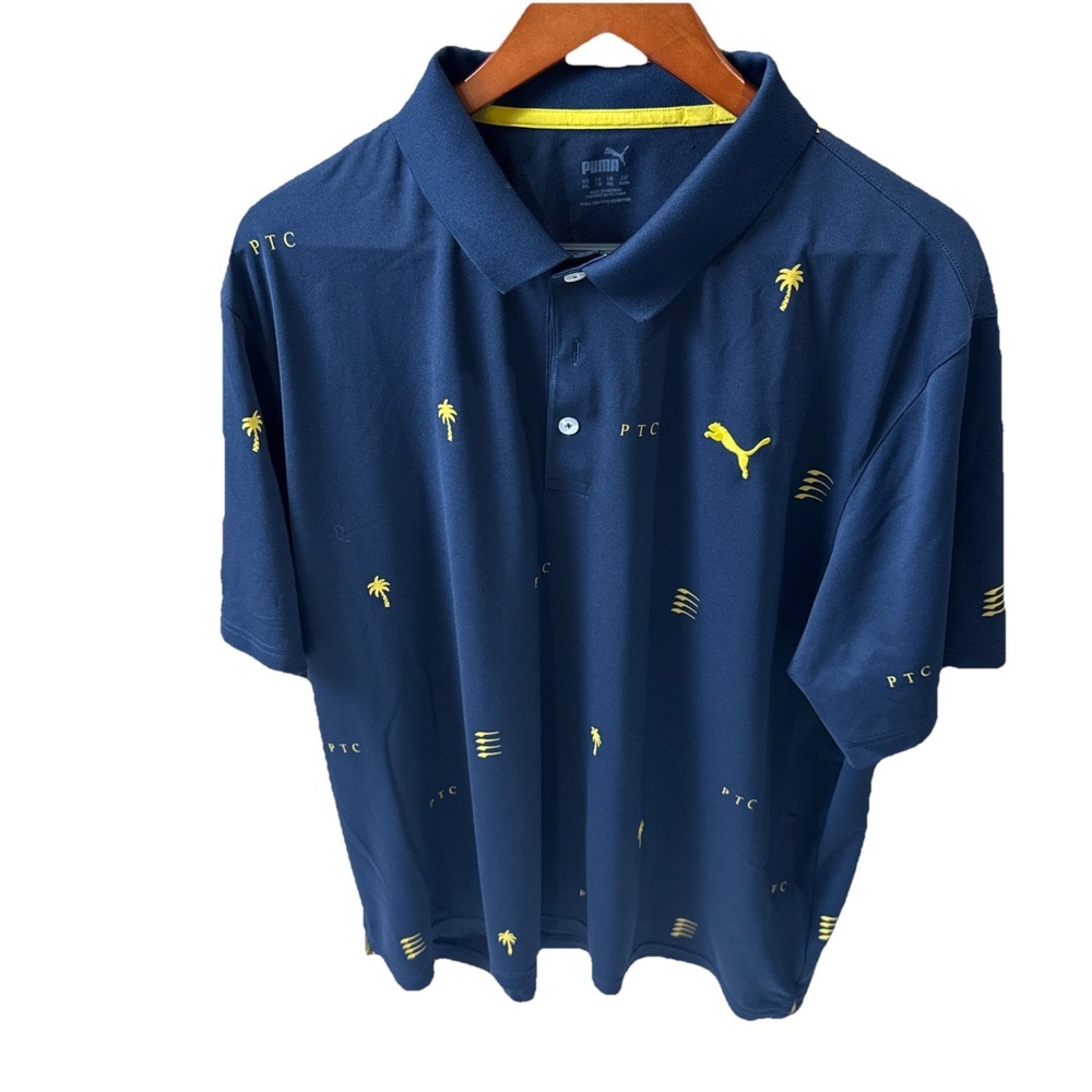 Men's Puma Polo Short Sleeve Shirt 3XLT‎ TALL NWT